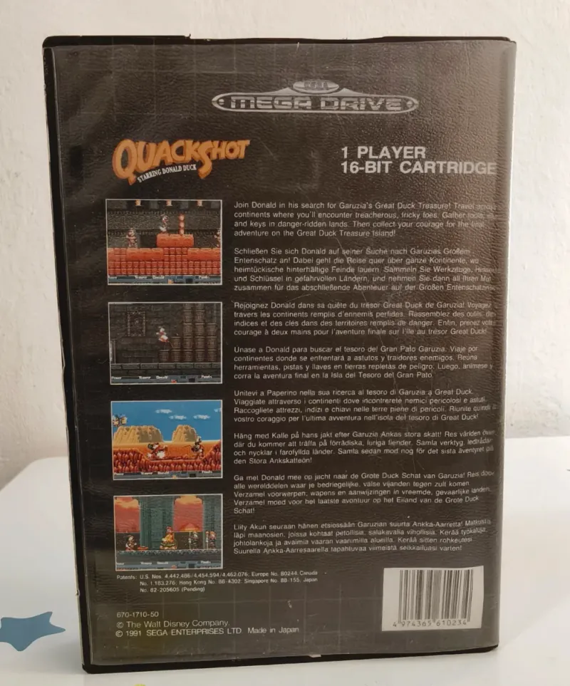 Quackshot - Megadrive afbeelding 3