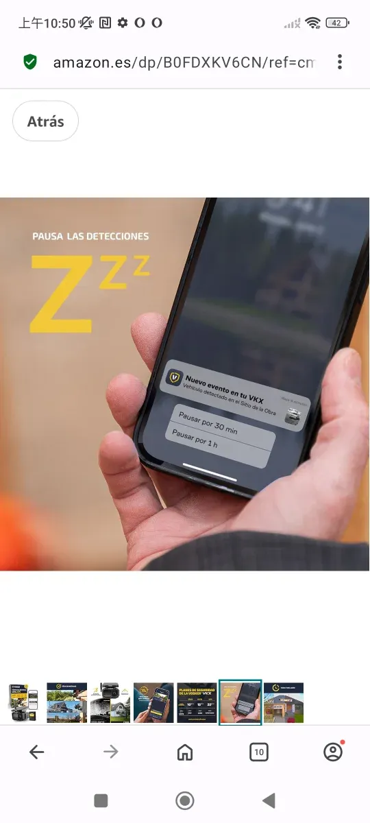 Cámara Seguridad Vosker 4G-LTE Exterior afbeelding 5