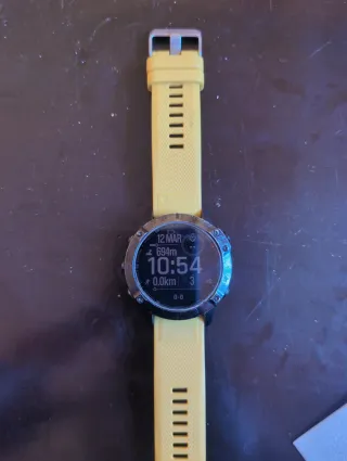 Garmin Fenix 6 Pro Plata/Amarillo