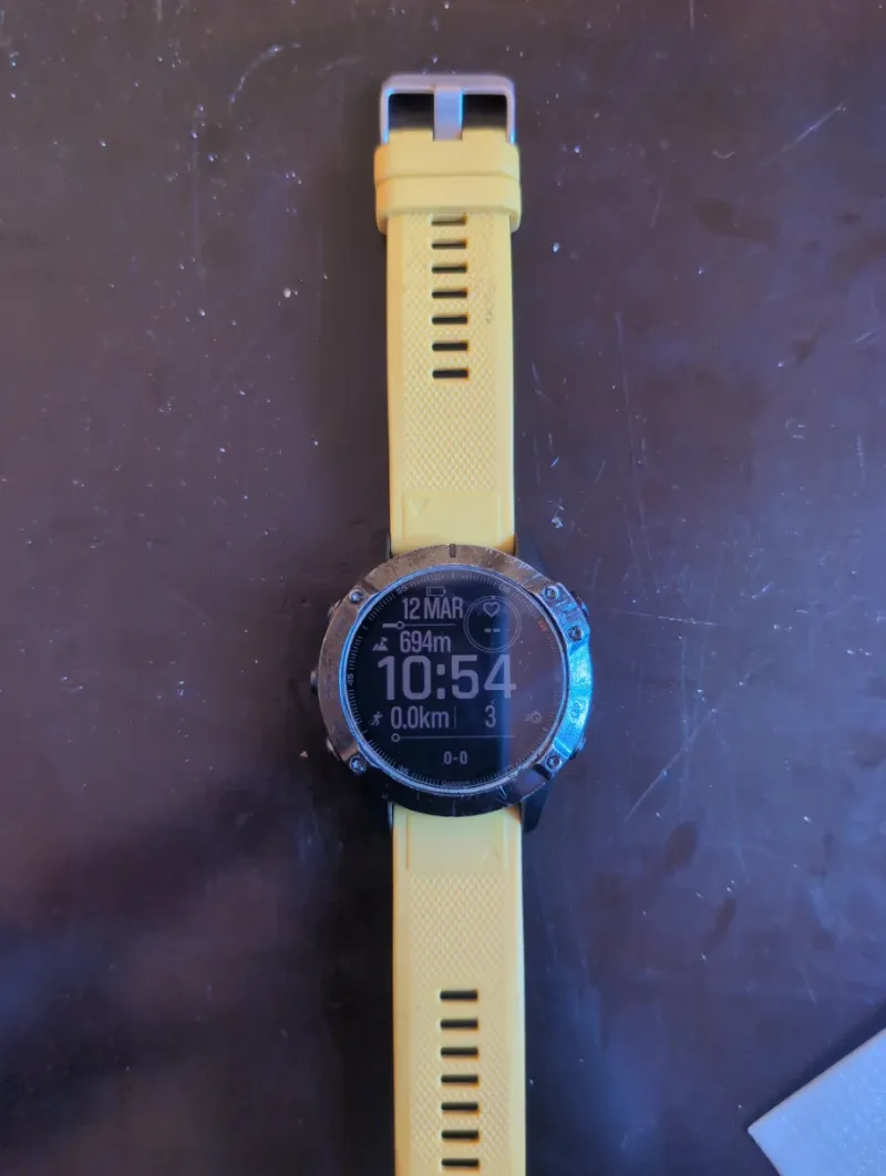 Garmin Fenix 6 Pro Plata/Amarillo afbeelding 3