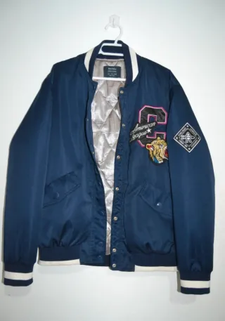 Chaqueta Bomber Bershka Chico Talla M