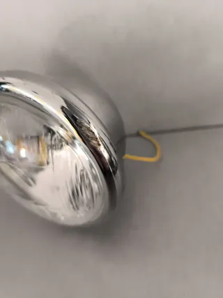 Faro auxiliar custom cromado