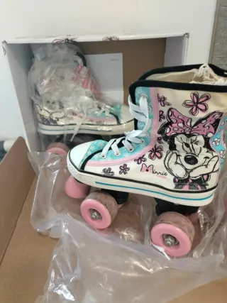 Patines Disney Minnie Mouse Niña Talla 34