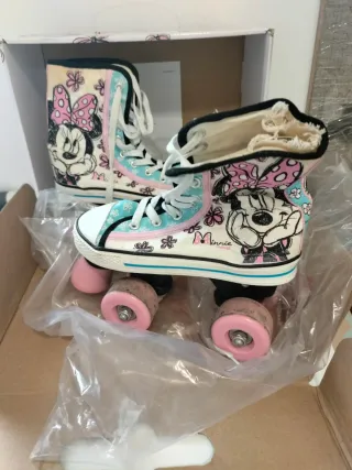 Patines Disney Minnie Mouse Niña Talla 34