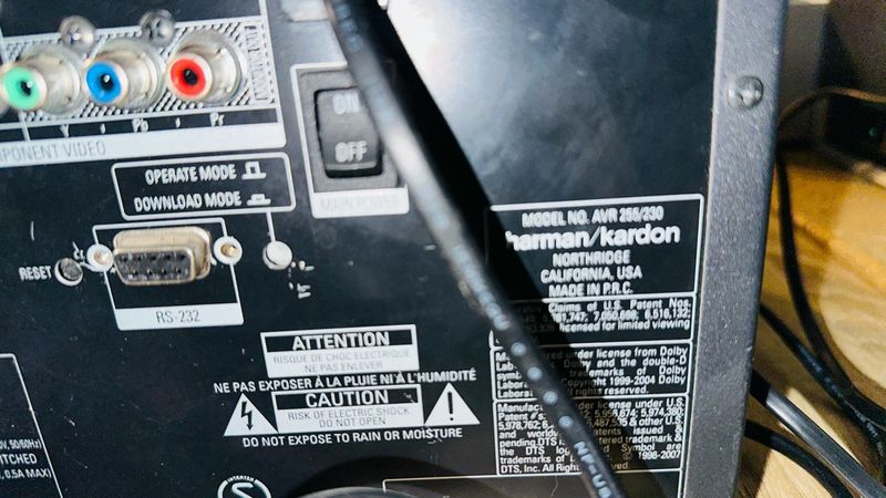 Harman Kardon AVR255 y DVD22 afbeelding 6