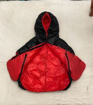 Plumifero reversible oversize tipo capa Escandelle