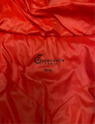 Plumifero reversible oversize tipo capa Escandelle