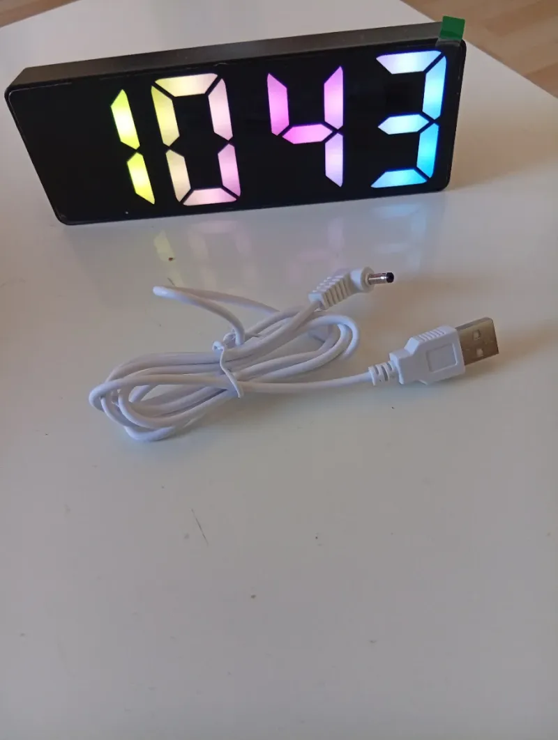Reloj Despertador LED Digital afbeelding 3