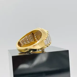 Sello Medusa Reloj 18K Oro y Plata