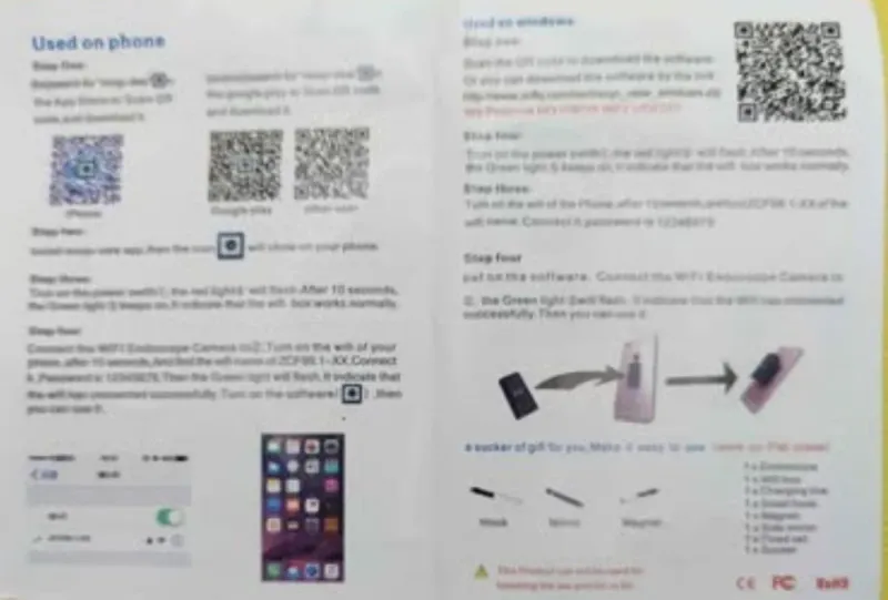 Endoscopio WiFi HD720P para Android, iOS, PC afbeelding 6