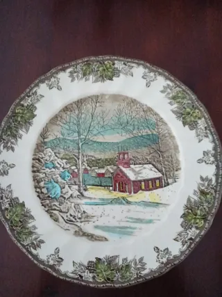 Plato de porcelana Johnson Brothers