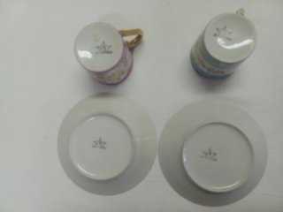 Conjunto Vintage Chávenas Coleção