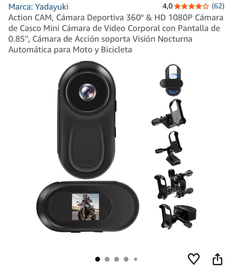 Cámara Deportiva 360° HD 1080P