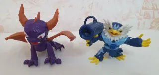 Skylanders figures Spyro the dragon e Jet Vac
