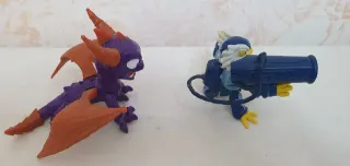 Skylanders figures Spyro the dragon e Jet Vac