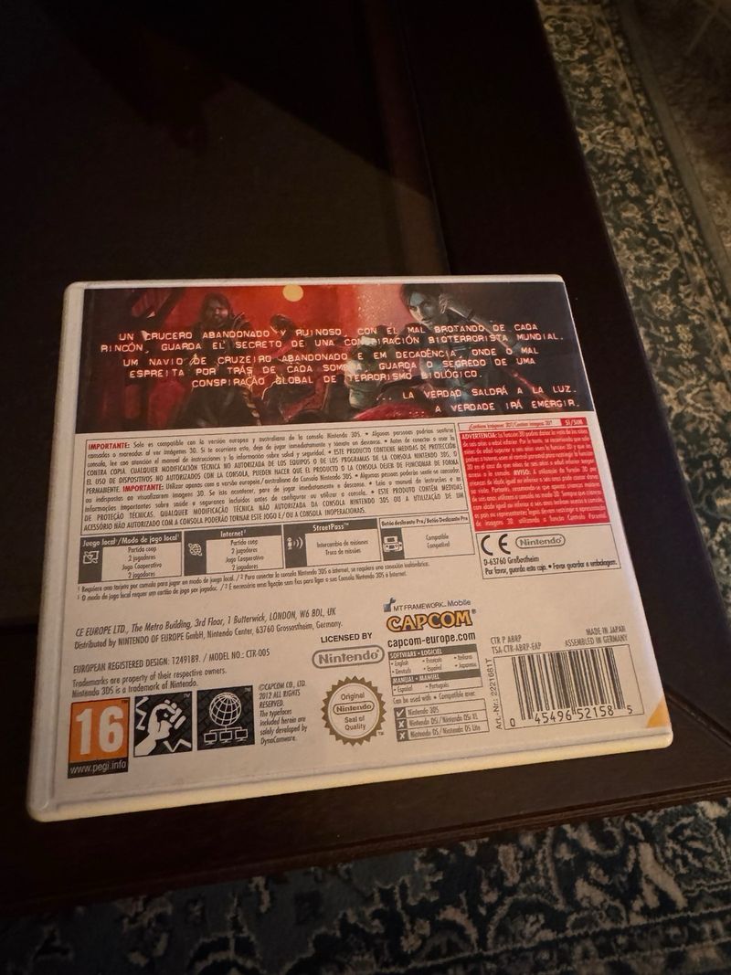 Resident Evil Revelations Nintendo 3DS afbeelding 2