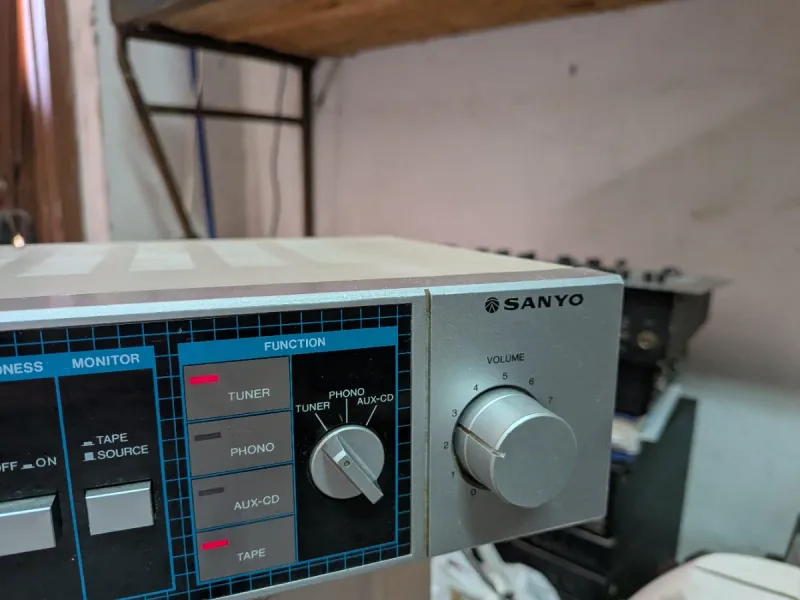 Amplificador Sanyo JA 220 Stereo Vintage afbeelding 2