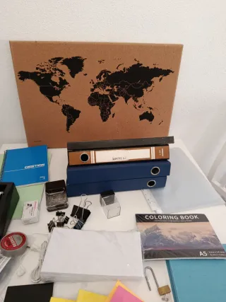 Lote de papelería variada