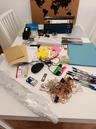 Lote de papelería variada