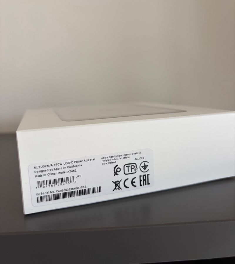 Cargador Original Apple 140W 2026 Nuevo Sellado afbeelding 3