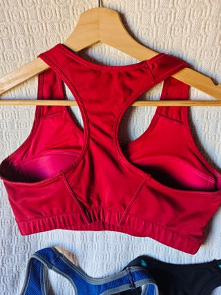 Pack 3 sujetadores deportivos talla M elásticos