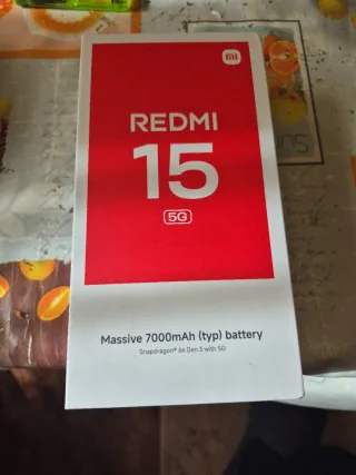 Redmi 15 5G 7000mAh Snapdragon 6s Gen 3