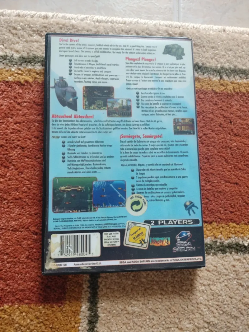 Juego Sega Saturn In The Hunt afbeelding 4