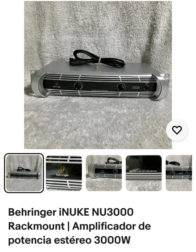 Behringer iNUKE NU3000 Amplificador Potencia