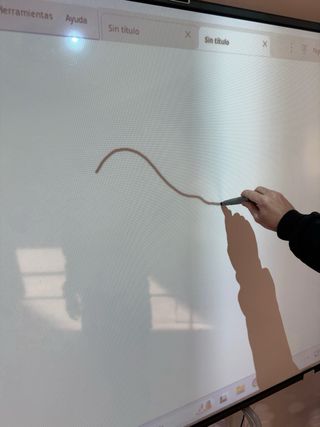 Pantalla Táctil Digital con Proyector y Soporte