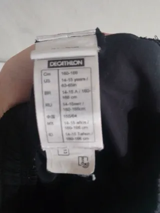 Pantalones cortos Decathlon negros