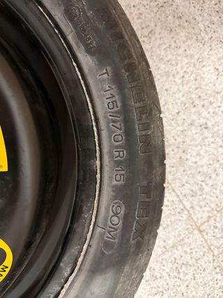 Rueda de repuesto 15/70