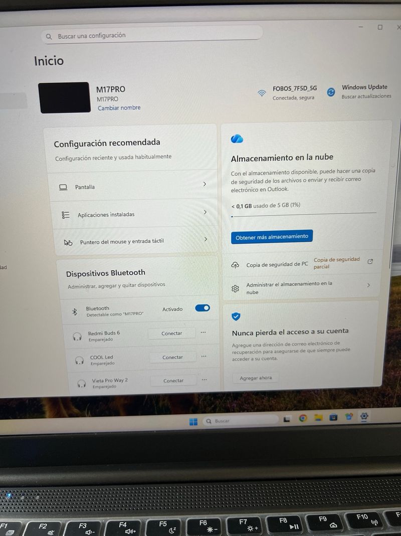 Portátil SGIN M17 Pro 17.3  8GB RAM  Color gris afbeelding 4