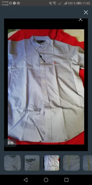 Camisa Polo Ralph Lauren Hombre Manga Corta Azul