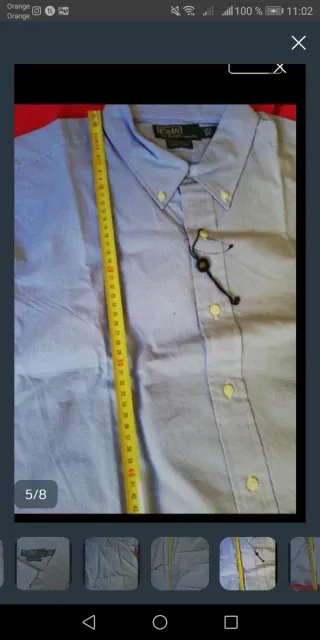 Camisa Polo Ralph Lauren Hombre Manga Corta Azul