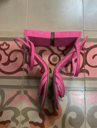 Tacones H&M Rosa Fucsia - Talla 39
