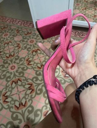 Tacones H&M Rosa Fucsia - Talla 39