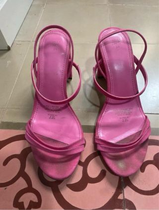 Tacones H&M Rosa Fucsia - Talla 39