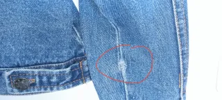 Cazadora tejana vaquera