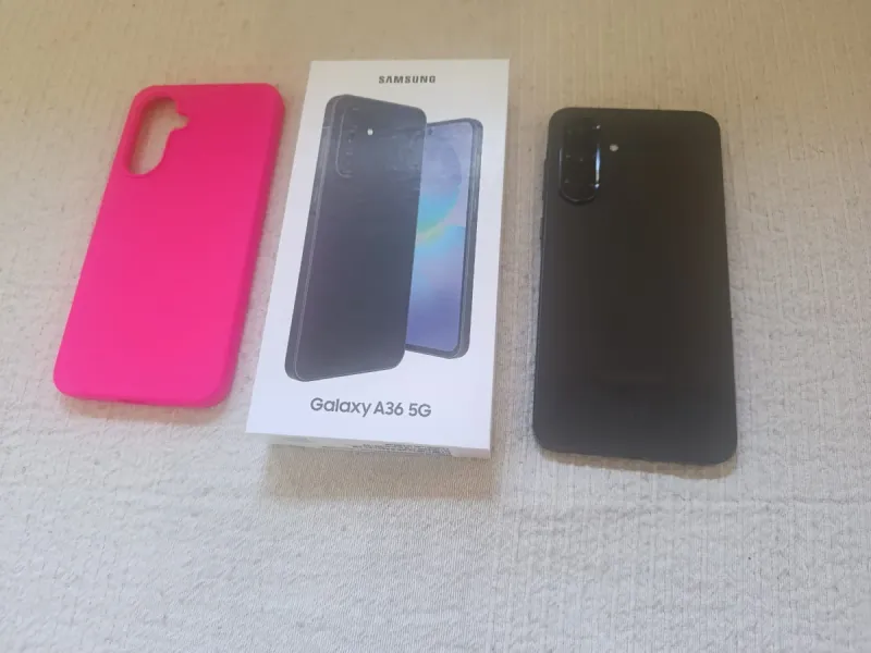 Samsung Galaxy A36 5G + Funda Rosa afbeelding 2