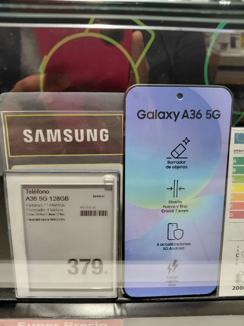 Samsung Galaxy A36 5G + Funda Rosa afbeelding 3