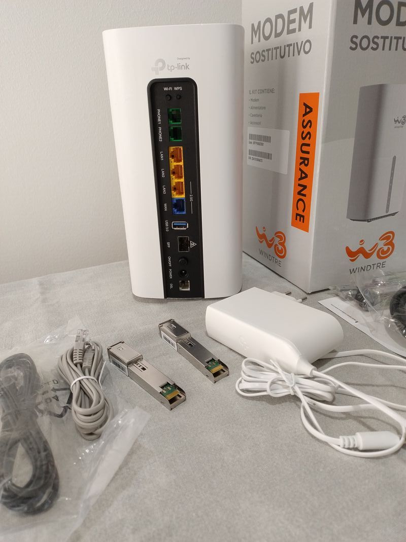 Router Modem TP-Link VX830v Wi-Fi 6 AX6000 | Wind3 afbeelding 3