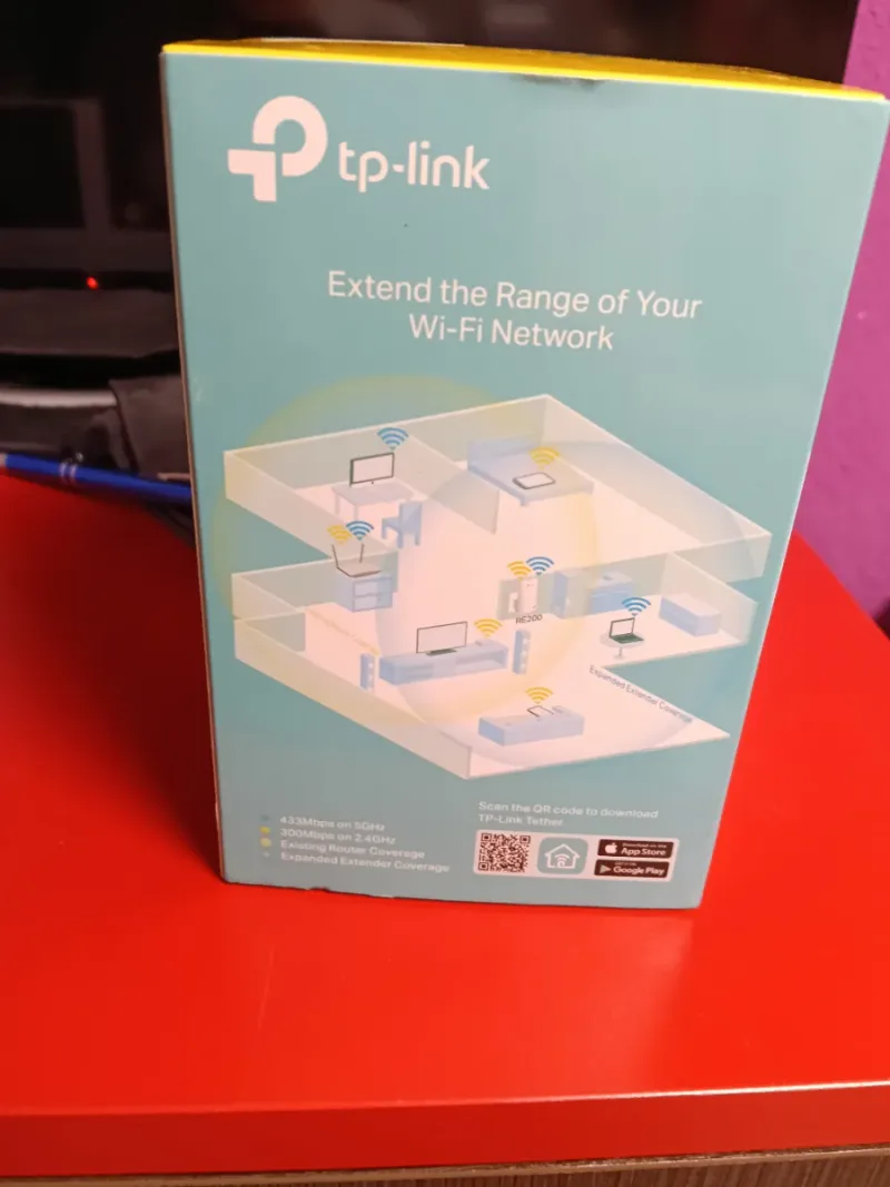 TP-Link AC750 Extensor WiFi RE200 afbeelding 2