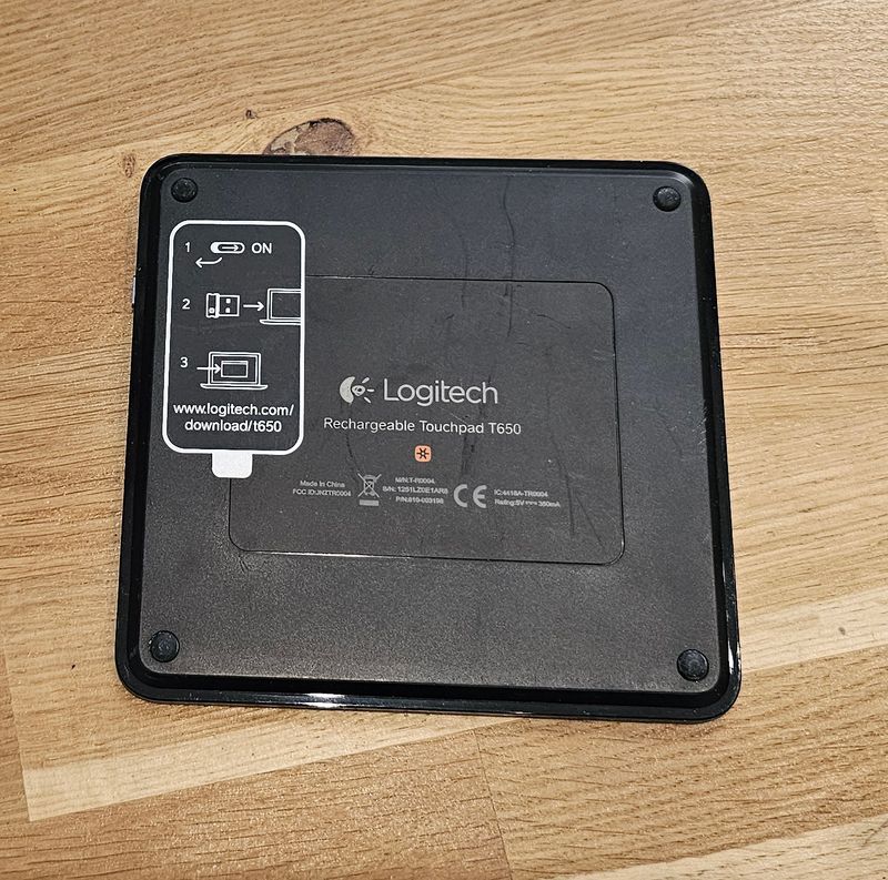 Logitech T650 Touchpad Gris afbeelding 3