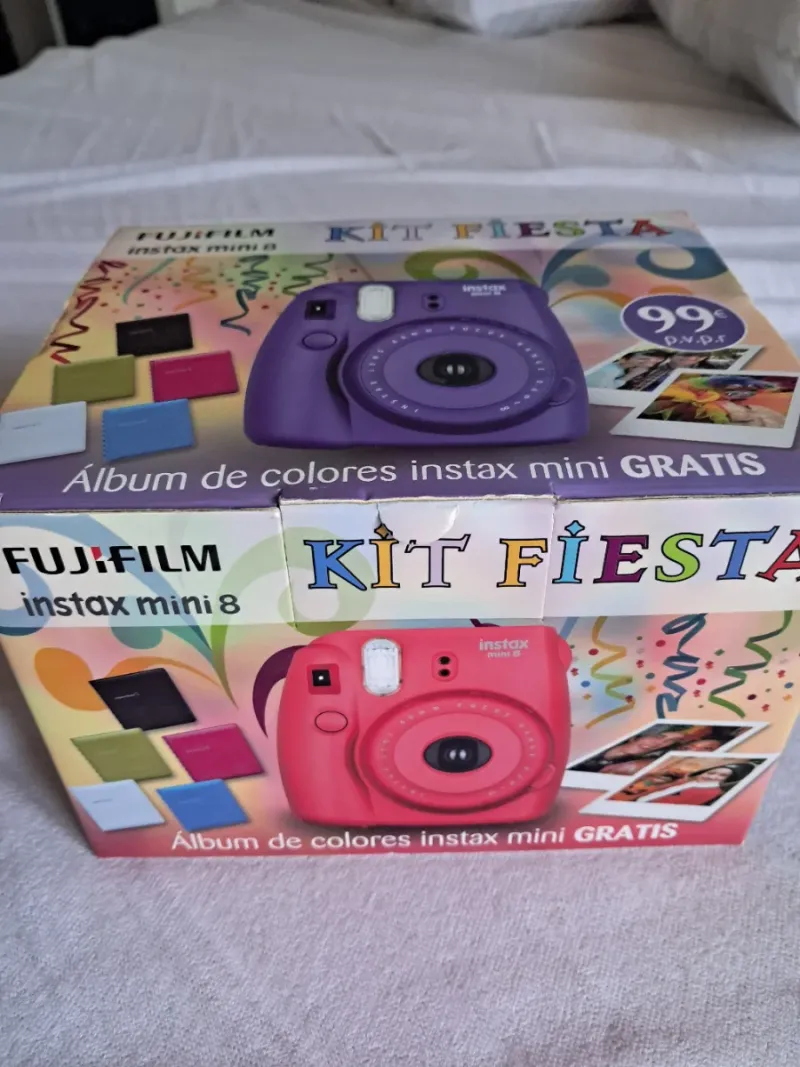 Cámara instantánea Fujifilm Instax Mini 8 Rosa afbeelding 2