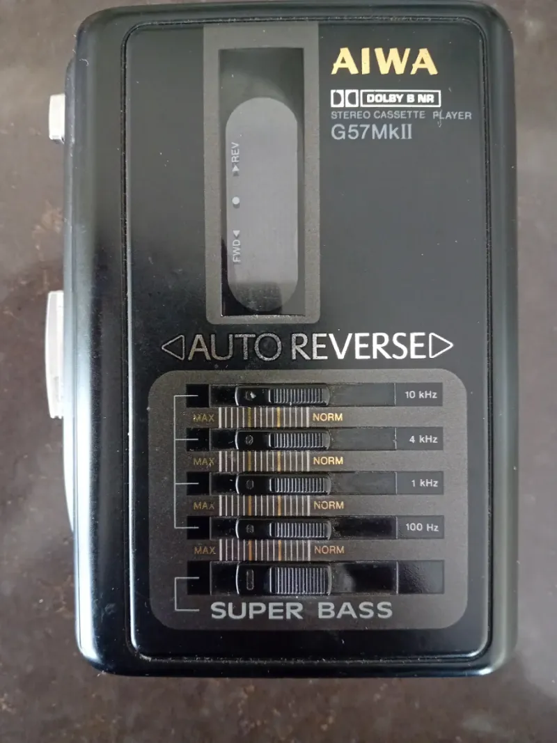 Reproductor de cassettes estéreo Walkman AIWA G57MkII afbeelding 8