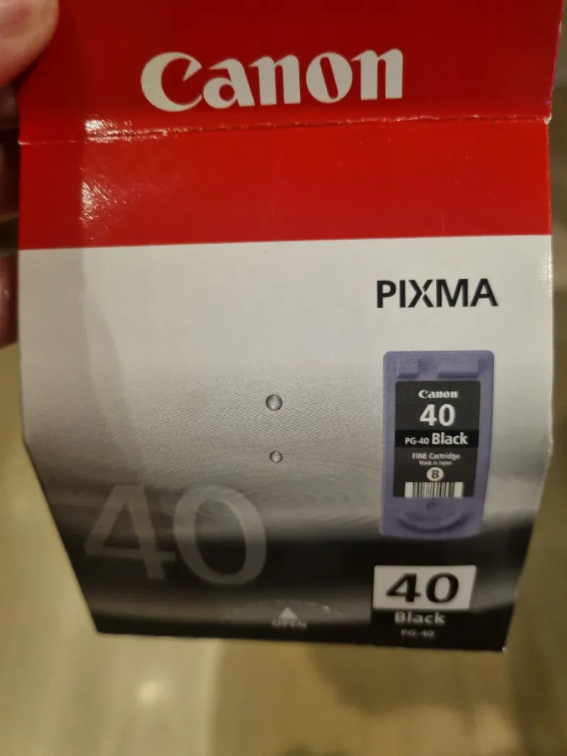 Cartucho Tinta Negra Canon PG-40