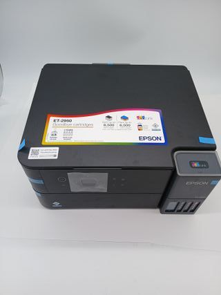 Impresora multifunción EcoTank ET-2950 A4 con depósito de Tinta, conexión Wi-Fi y AirPrint, con escaneado, Copia, impresión a Do