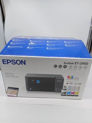 Impresora multifunción EcoTank ET-2950 A4 con depósito de Tinta, conexión Wi-Fi y AirPrint, con escaneado, Copia, impresión a Do