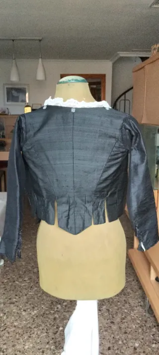 Corpiño Fallera Niña Negro Talla 8-12 años