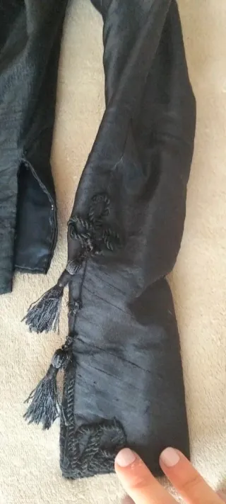 Corpiño Fallera Niña Negro Talla 8-12 años